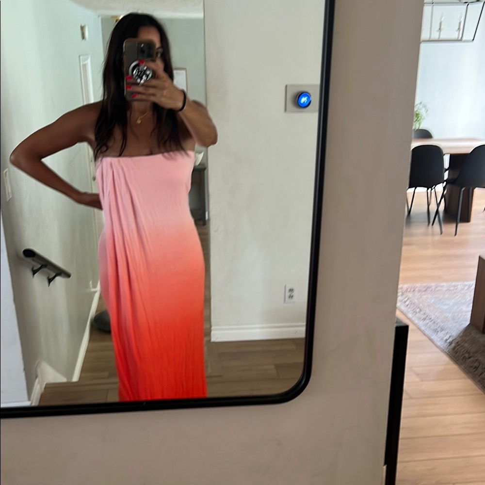 Young Fabulous & Broke Pink Strapless Dress